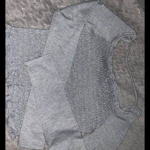 Long sleeve crop top